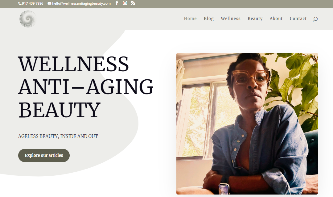 Behind the Design: Creating WellnessAntiAgingBeauty.com with WordPress and Divi