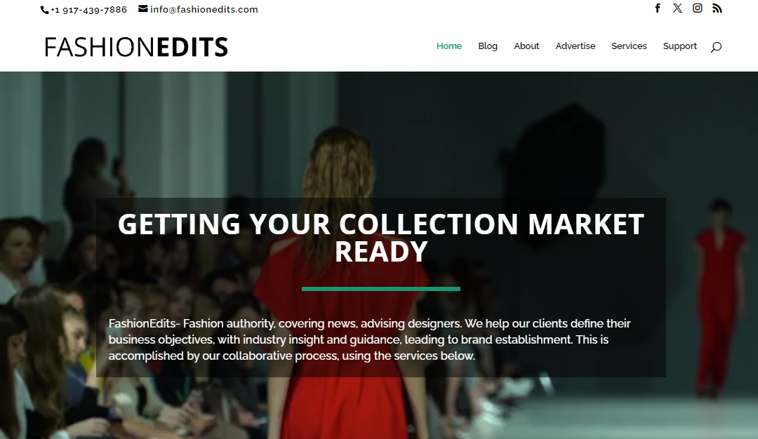 Website Creation for FashionEdits.com