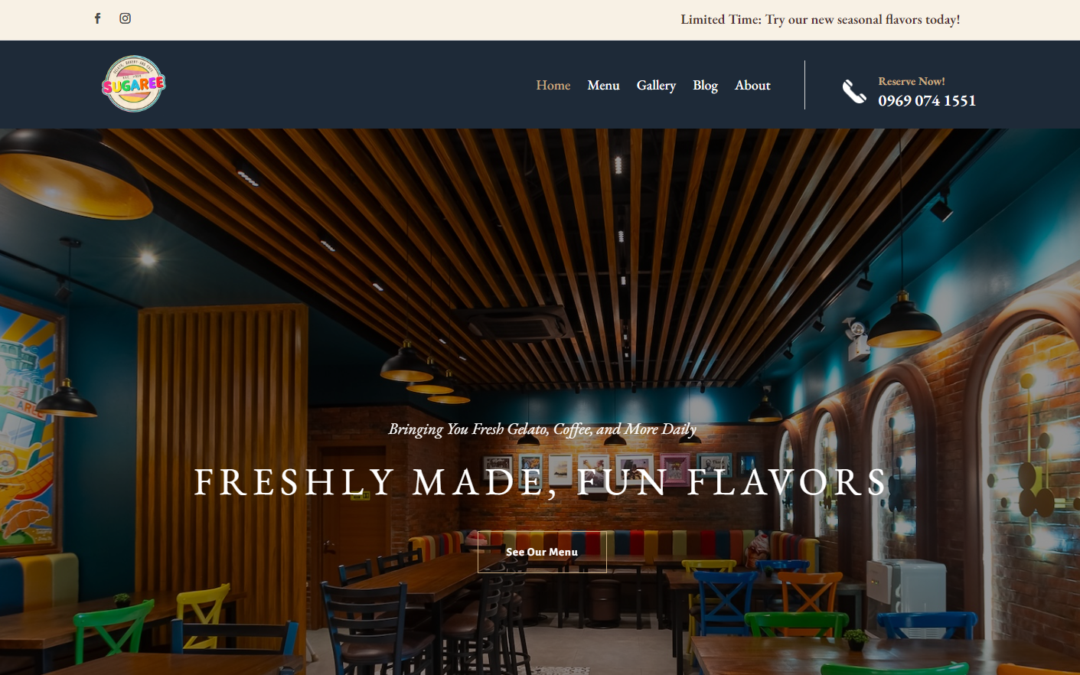 Why Every Restaurant Needs a Website | Sugaree Café & Gelato