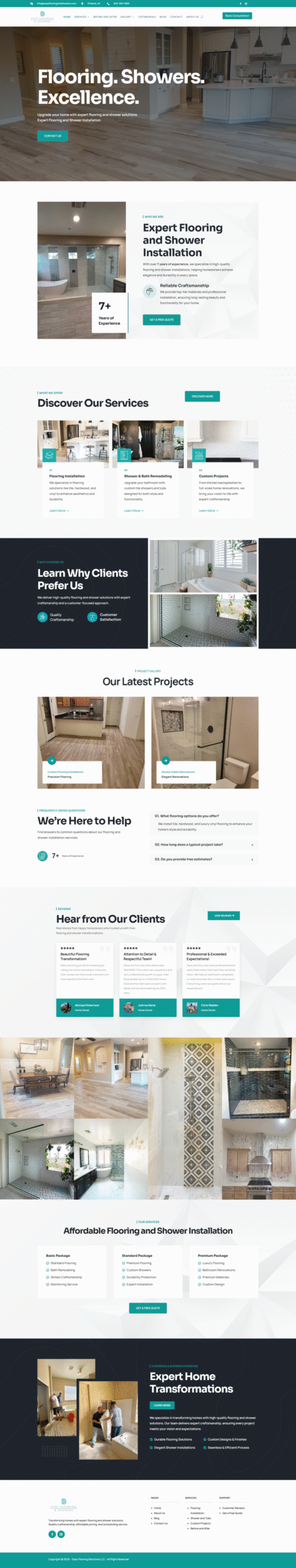 Easy Flooring & Showers